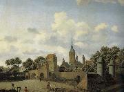 Jan van der Heyden Church of the landscape Spain oil painting artist